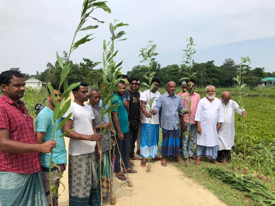 প্রবাসি স্বজনশ্রী ও ইসমাইল চক  কমিউনিটি ফেইসবুক পেইজ এর বৃক্ষ রুপন সম্পন্ন হয়েছে